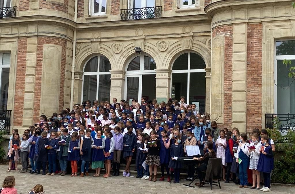 Chorale de fin d'année au Petit Collège