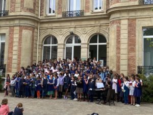 Chorale de fin d'année au Petit Collège